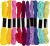 Broderigarn - Tykkelse 1 Mm - Colorful - 10X8 M