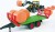 Bruder - Halmballe Transport Trailer Med 8 Rundballer - 02220