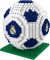 Brxlz - 3D Football - Byggesæt - 696 Klodser - Real Madrid