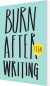 Burn After Writing Teen - English Book