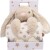 Carlo Baby - Fleece Tæppe Beige Stjerne Bamsedyr Beige Kanin