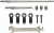 Cc-02 Stainless Steel Adjustable Tie-Rod Set - 54929 - Tamiya