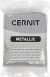 Cernit - Ler - Metallic - Sølv - 080 - 56 G