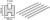 Tamiya - Plastic Beams - Clear - 3 Mm H-Shaped - 5 Stk - 70206