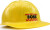 Corvus - Gul Sikkerhedshjelm Med Tekst