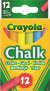 Crayola - Vaskbare Kridt Farvede 12 Stk