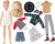 Creatable World - Deluxe Dukke Sæt - Blond Hår - Mattel Ggg56