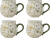 Creative Collection - Bloomie Kopper - Multifarvet - Stentøj - 4 Stk
