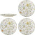 Creative Collection - Bloomie Tallerkener - Stentøj Keramik - 4 Stk