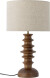Creative Collection - Elinora Bordlampe - H 52 Cm - Brun - Træ