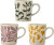 Creative Collection - Fauni Kopper - Multifarvet - Stentøj - 3 Stk