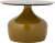 Creative Collection - Lecco Sofabord - Rundt Ø 60 Cm - Gul - Metal