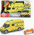 Dansk Ambulance Med Lyd Og Lys - 12 Cm