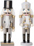 Bloomingville - Darren Deko - 2 Nøddeknækker Figurer - Guld - Fyr