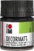 Marabu - Decormatt Mat Akrylmaling - Sort - 50 Ml
