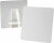 Dekoplade - Str 17X19 Cm - Tykkelse 2 Mm - Hvid - 5 Stk