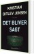 Det Bliver Sagt - Bog