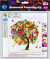 Diamond Painting Kit - 5D - 20X20 Cm - Træ