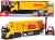 Dickie Toys - Dhl Legetøjs Lastbil Med Lyd Og Lys