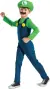 Luigi Kostume Til Børn - Super Mario - 128 Cm