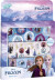 Frost - Disney - 3 Ark Med Klistermærker Inkl Landskabsmotiv