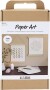 Diy Kit Papirkunst - Papir Til Ophæng - Off White - 1Pk