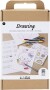 Diy Kit Tegning - Blandede Figurer - Pastelfarver