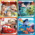 Educa - Pixar 4 Puzzles Progressive - 12-16-20-25 - Puslespil