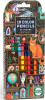 Eeboo - 12 Color Pencils - Dobbelt Farveblyanter - Alkymist