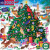 Eeboo Puslespil - Christmas Songbirds - 1000 Brikker