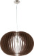 Eglo - Stellato - Pendel Lampe - Nød Træ - Ø 70 Cm