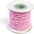 Elastiksnor - Tykkelse 1 2 Mm - 25 M - Lyserød
