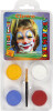 Eulenspiegel Ansigtsmaling - Sminkesæt - Klovn - 4 Farver