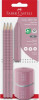 Faber-Castell - Grip 2001 Sæt - Inkl 3 Grafitblyanter - Rose