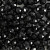 Facetperler - Str 5X6 Mm - Hulstr 1 Mm - Sort Metallic - 100 Stk