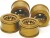 F104 Mesh Wheel Set Gold - 54527 - Tamiya