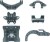 Ff-03 M Parts Damper Stay - 51422 - Tamiya