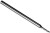 Tamiya - Drill Bit - Fine Pivot - 0 4 Mm - Shank 1 Mm - 74115