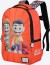 Firstgrade - Jas Mika Peepz Backpack20 - Orange - 46 Cm X 285 Cm X 125 Cm