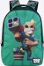 Firstgrade - Monkey Peepz Backpack - Grøn