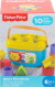Fisher-Price - Puttekasse - Babys Første Klodser - 10 Klodser