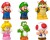 Fisher-Price - Super Mario Figur Sæt - My Mario - 6-Pak