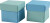 Fold-Selv-Æske - Str 5 5X5 5 Cm - 250 G - Lys Turkismørk Turk - 10 Stk