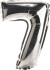 Folieballon 35 Cm Sølv 7 - Scanseason