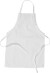 Forklæde - L 61 Cm - B 43 Cm - Str 4-6 - 210 G - Hvid - 1 Stk