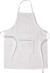 Forklæde Til Voksne - Str M-Xl Cm - L 84 Cm - B 65 Cm - Hvid