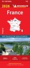 Michelin Kort - France 2026 National Map 721