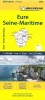 Michelin Kort - France Blad 304 Eure Seine-Maritime - English Book