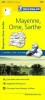 Michelin Kort - France Blad 310 Mayenne Orne Sarthe - English Book