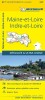 Michelin Kort - France Blad 317 Indre Et Loire Maine Et Loire - English Book